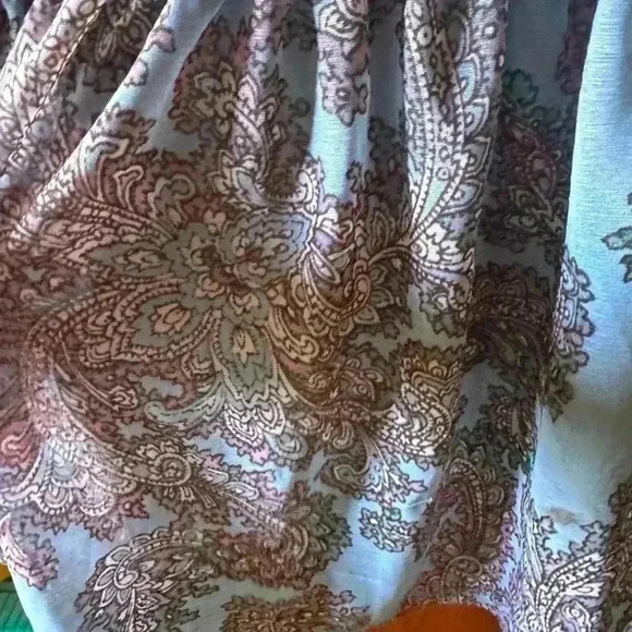 Anthropologie medium Boho chiffon long sleeve blouse by Akemi & Kin. - Picture 7 of 12